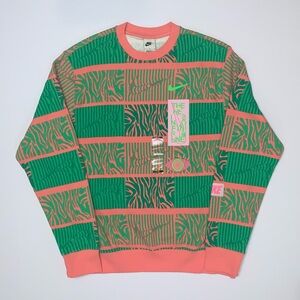 Nike Sportswear Club Fleece Men’s Trippy Safari Sweatshirt-Size L New